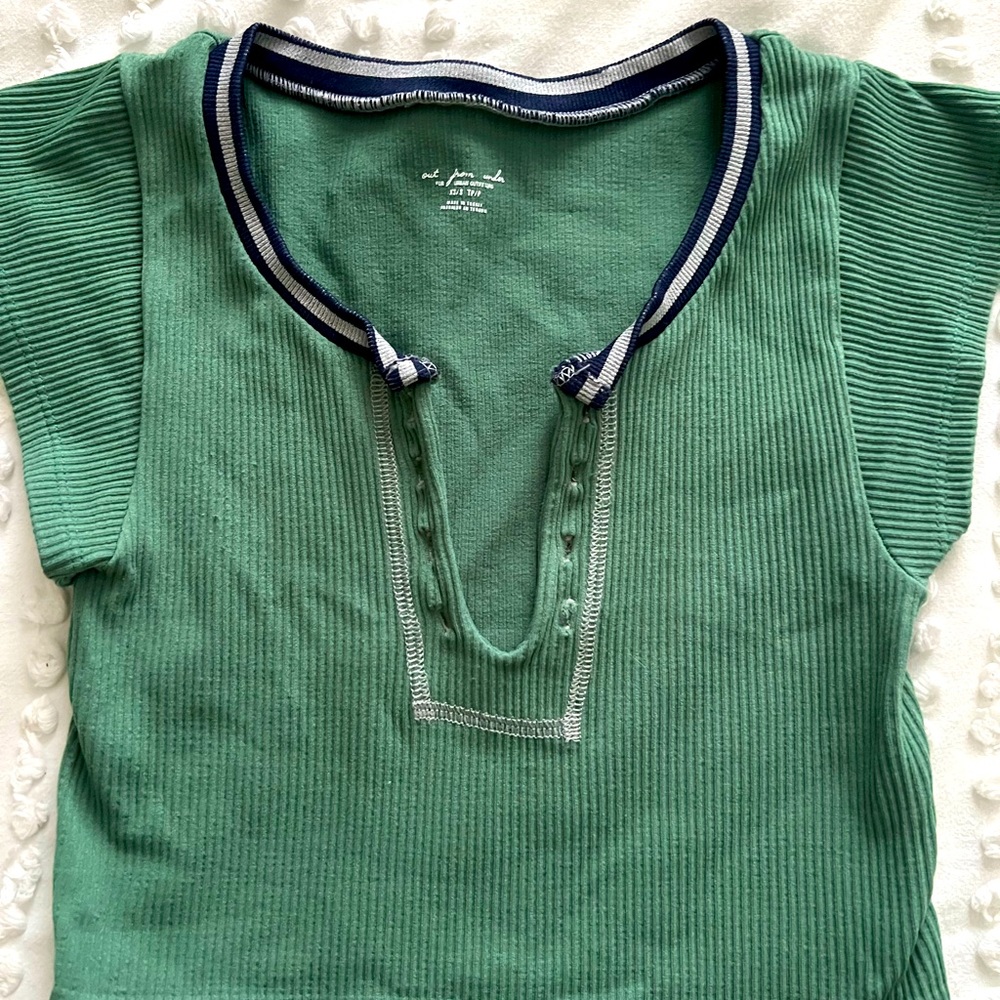 Urban Outfitters green crop top